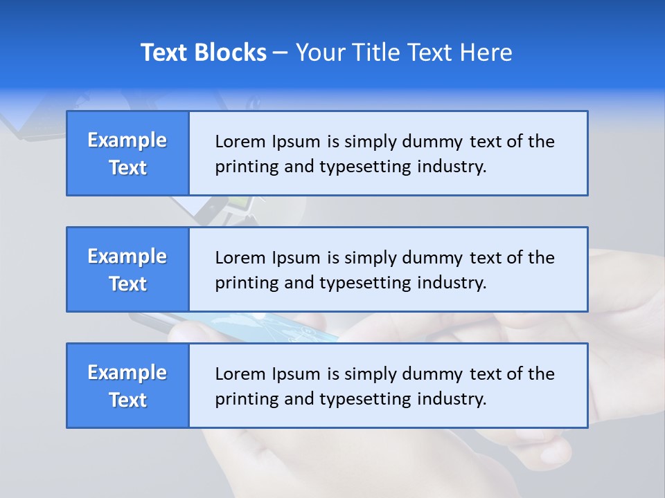 A Person Holding A Cell Phone With A Shopping Cart Coming Out Of It PowerPoint Template