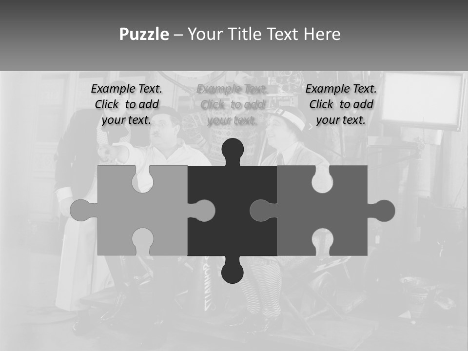 A Group Of People Sitting Around Each Other PowerPoint Template