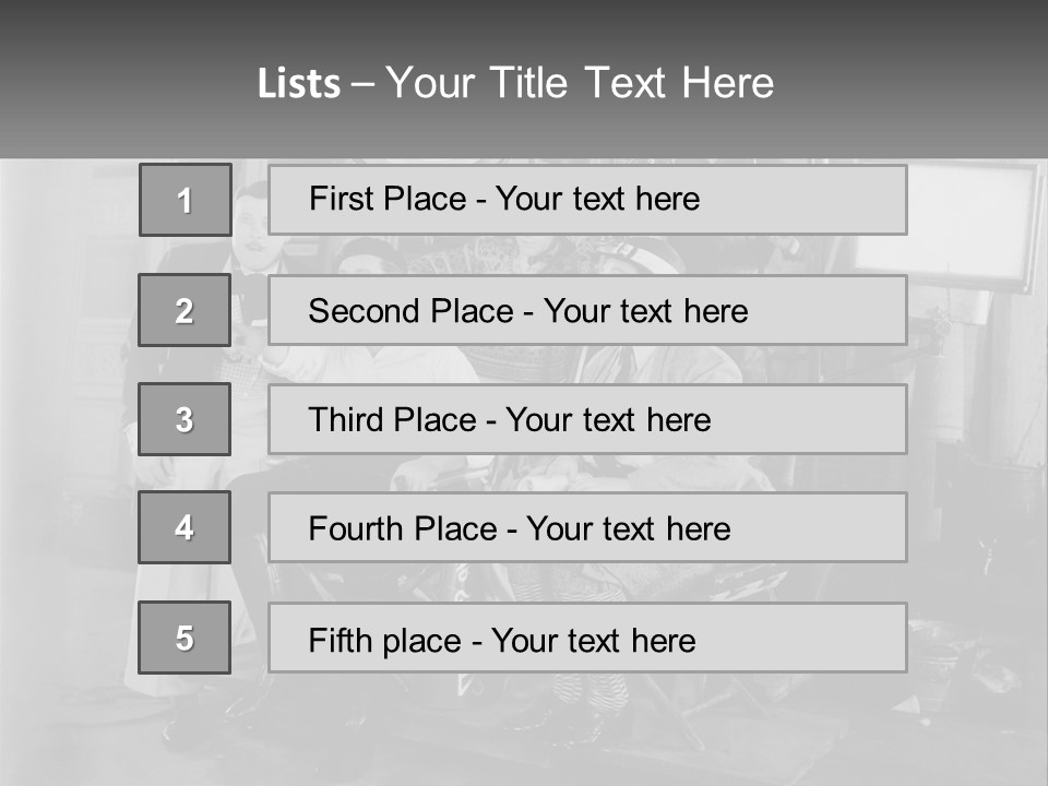 A Group Of People Sitting Around Each Other PowerPoint Template