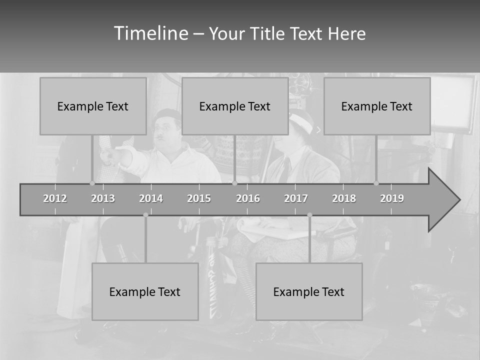 A Group Of People Sitting Around Each Other PowerPoint Template