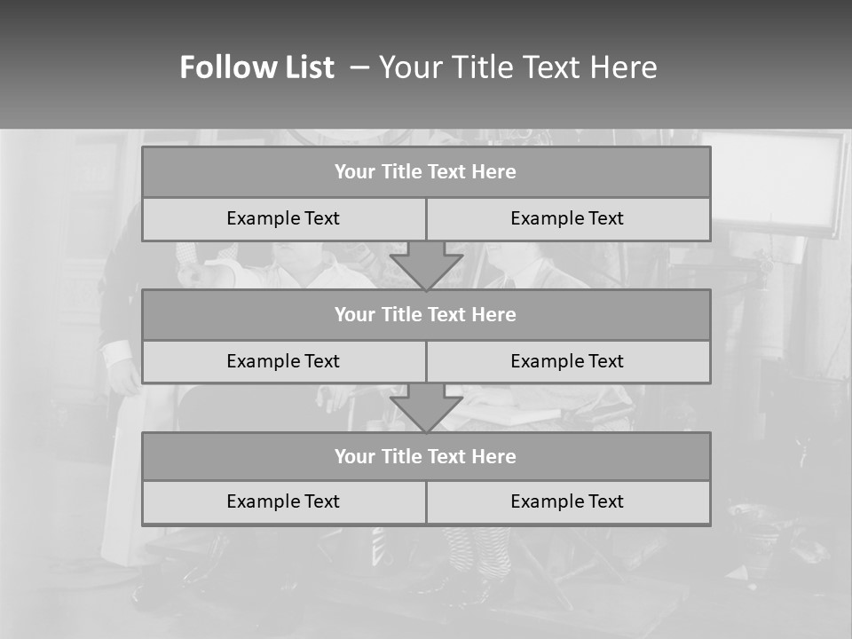 A Group Of People Sitting Around Each Other PowerPoint Template