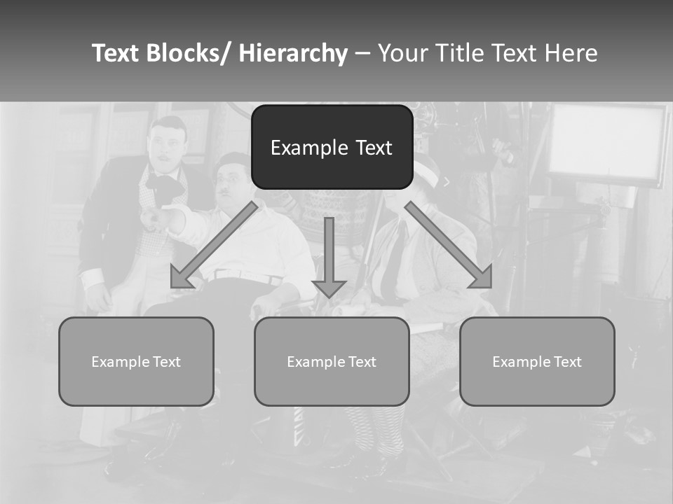 A Group Of People Sitting Around Each Other PowerPoint Template