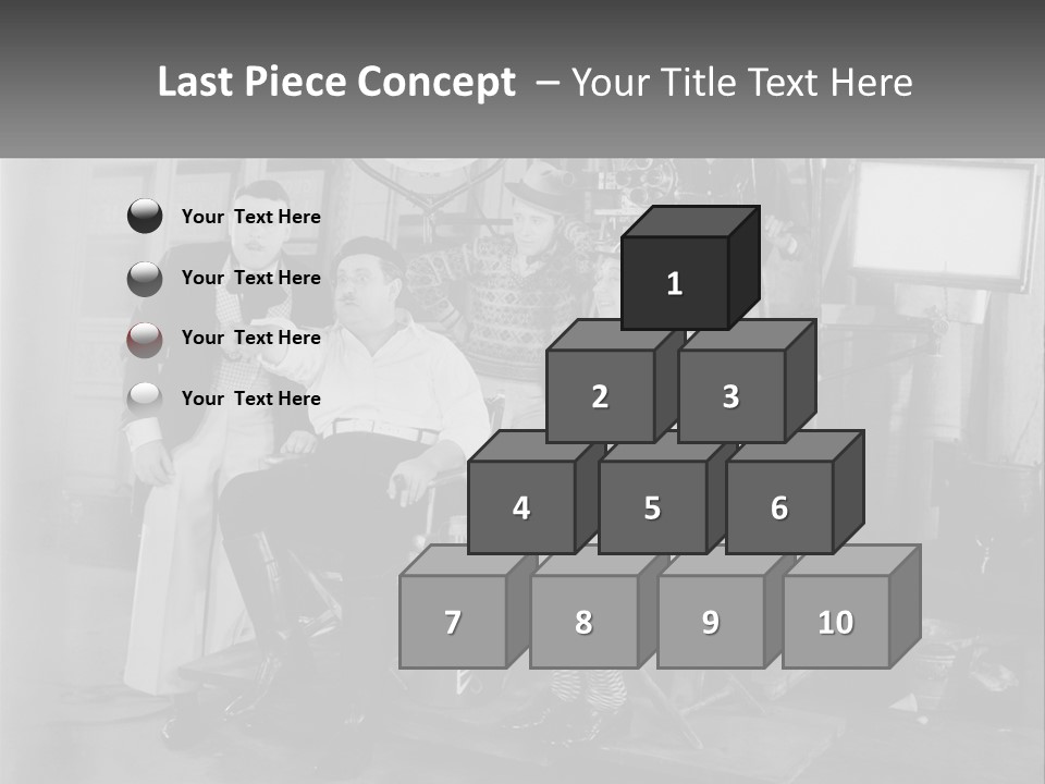 A Group Of People Sitting Around Each Other PowerPoint Template