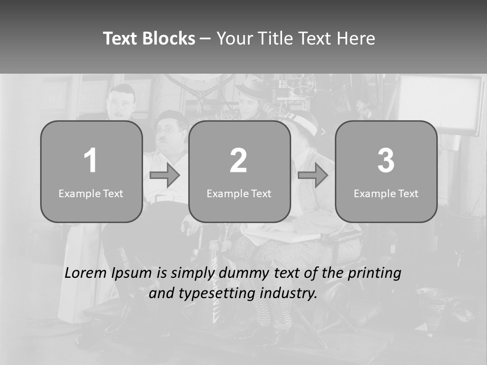 A Group Of People Sitting Around Each Other PowerPoint Template