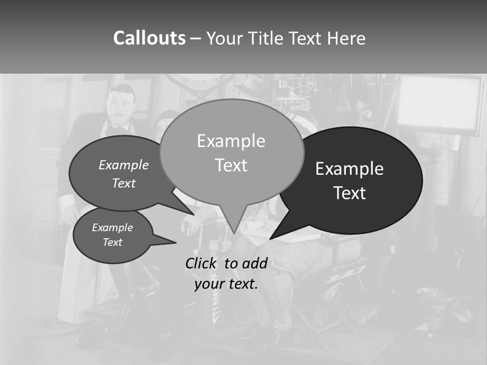 A Group Of People Sitting Around Each Other PowerPoint Template