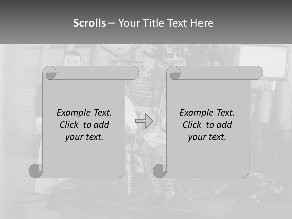 A Group Of People Sitting Around Each Other PowerPoint Template