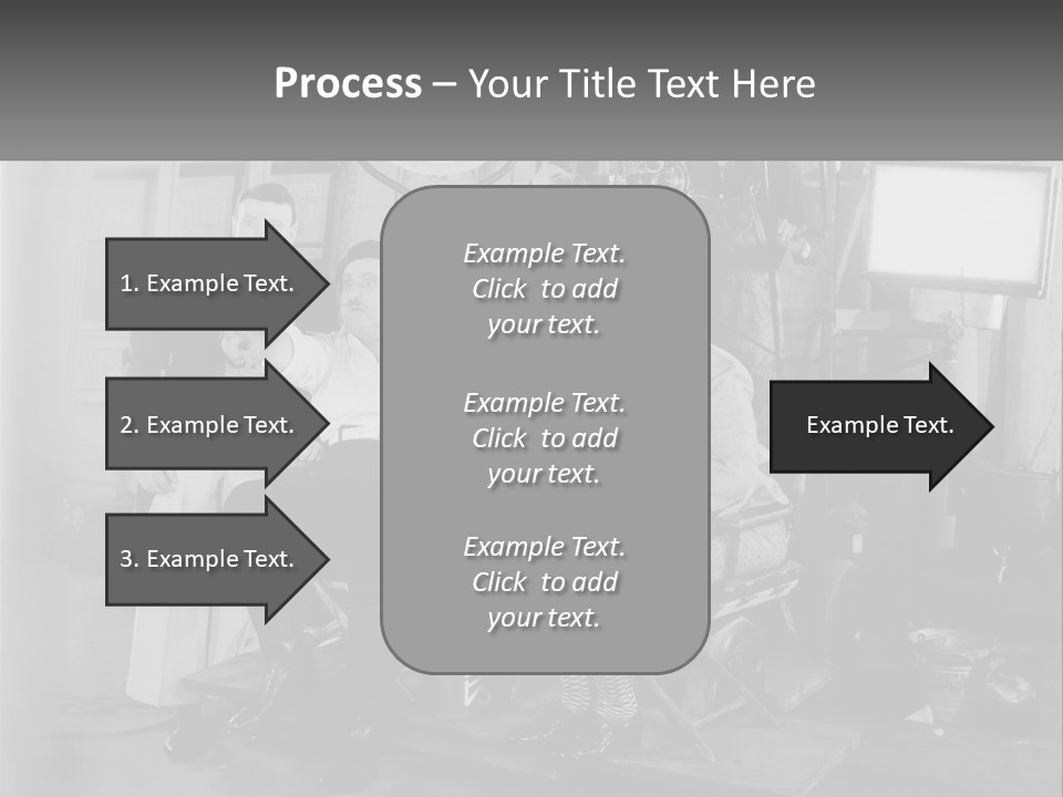 A Group Of People Sitting Around Each Other PowerPoint Template