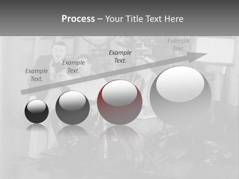 A Group Of People Sitting Around Each Other PowerPoint Template