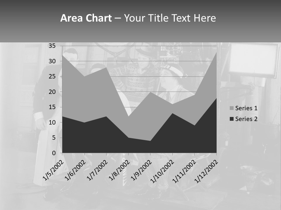A Group Of People Sitting Around Each Other PowerPoint Template