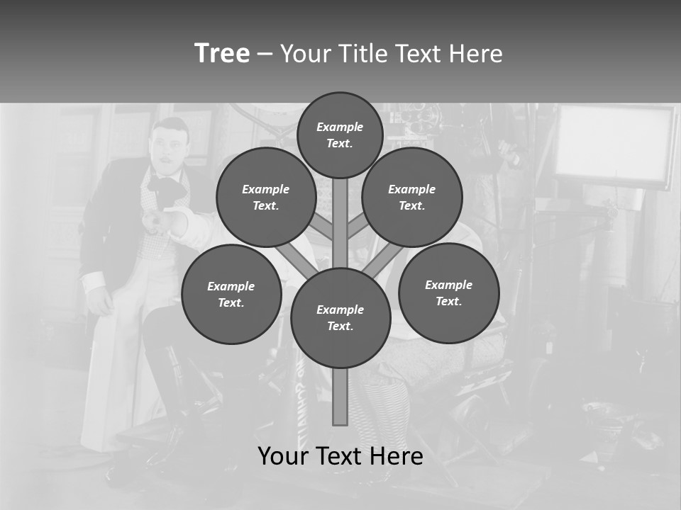 A Group Of People Sitting Around Each Other PowerPoint Template