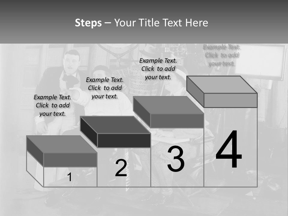 A Group Of People Sitting Around Each Other PowerPoint Template