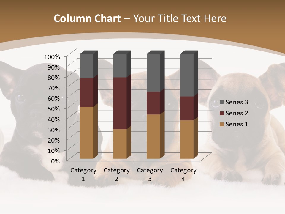 A Group Of Puppies Sitting Next To Each Other PowerPoint Template