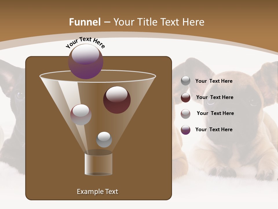A Group Of Puppies Sitting Next To Each Other PowerPoint Template