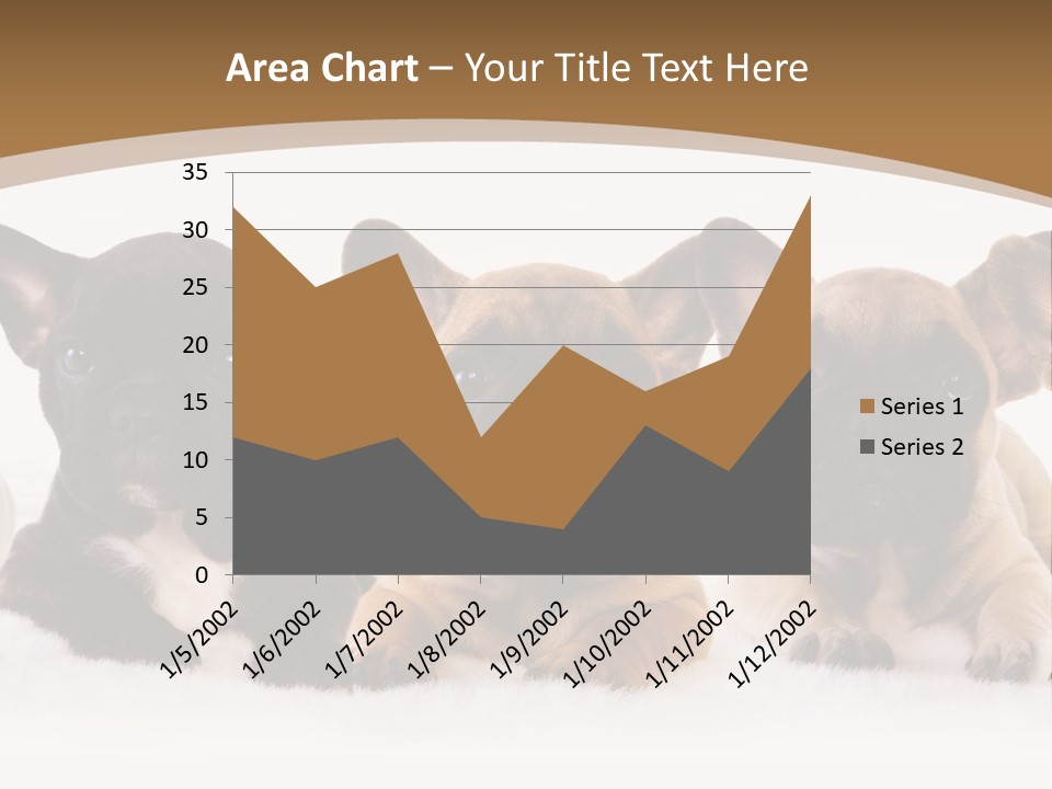A Group Of Puppies Sitting Next To Each Other PowerPoint Template