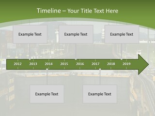 A Large Body Of Water With A Bridge In The Middle Of It PowerPoint Template