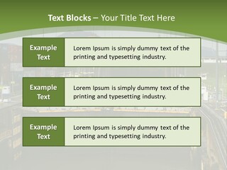 A Large Body Of Water With A Bridge In The Middle Of It PowerPoint Template