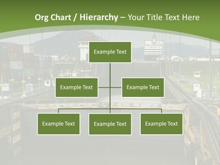 A Large Body Of Water With A Bridge In The Middle Of It PowerPoint Template