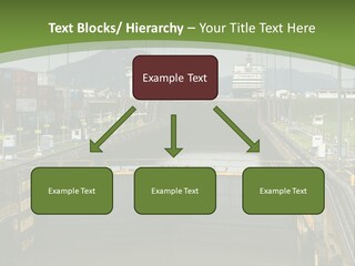 A Large Body Of Water With A Bridge In The Middle Of It PowerPoint Template