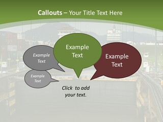 A Large Body Of Water With A Bridge In The Middle Of It PowerPoint Template