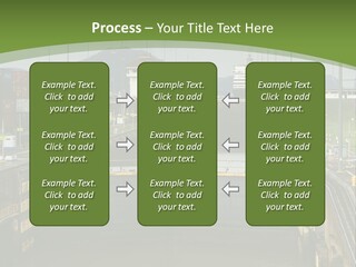 A Large Body Of Water With A Bridge In The Middle Of It PowerPoint Template