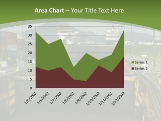 A Large Body Of Water With A Bridge In The Middle Of It PowerPoint Template