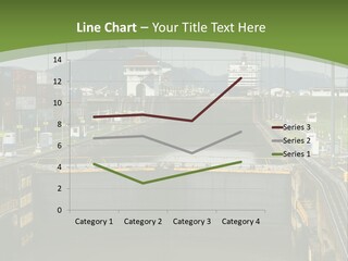 A Large Body Of Water With A Bridge In The Middle Of It PowerPoint Template
