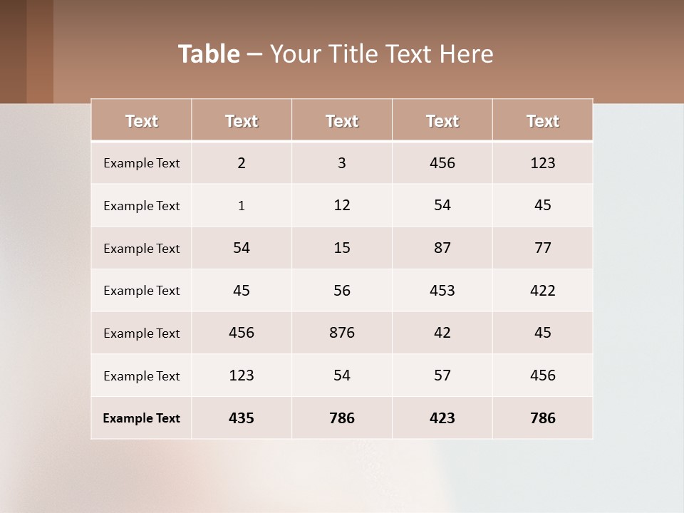 A Close Up Of A Blue Eye With A Brown Background PowerPoint Template