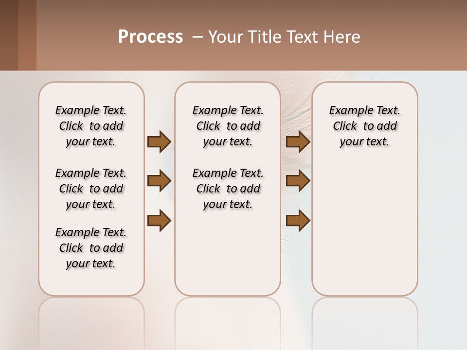 A Close Up Of A Blue Eye With A Brown Background PowerPoint Template