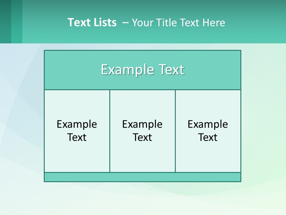 A Blue And Green Abstract Background With A Place For Text PowerPoint Template