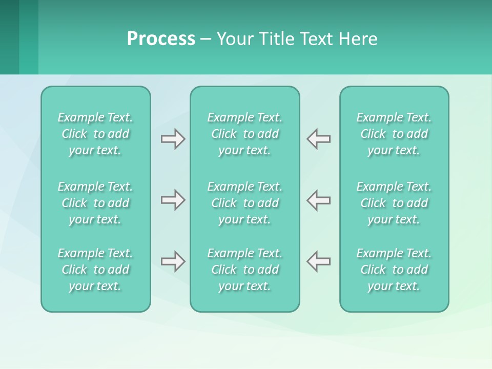 A Blue And Green Abstract Background With A Place For Text PowerPoint Template