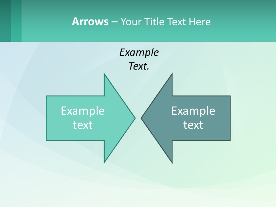 A Blue And Green Abstract Background With A Place For Text PowerPoint Template