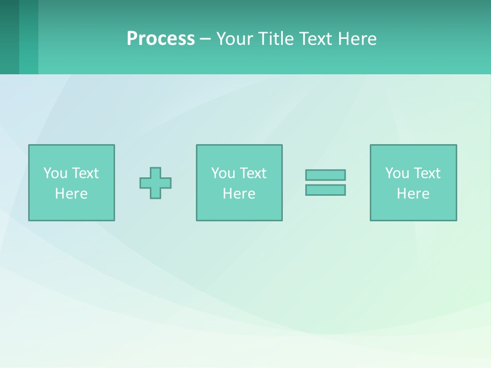 A Blue And Green Abstract Background With A Place For Text PowerPoint Template