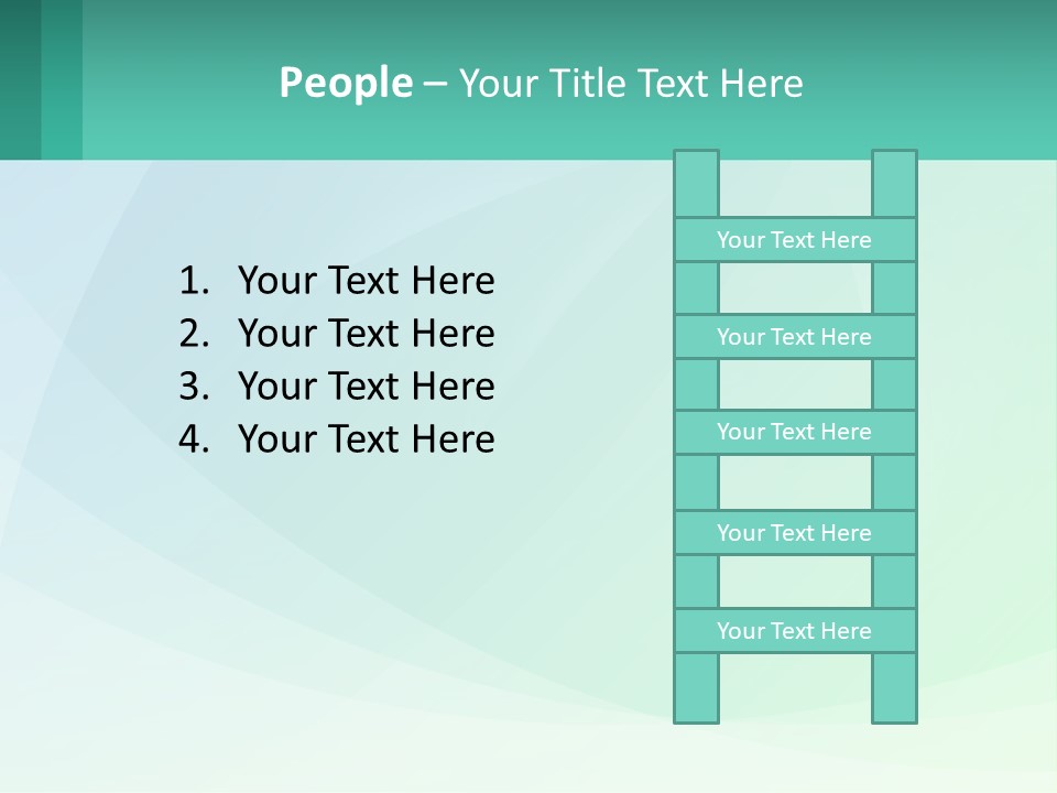 A Blue And Green Abstract Background With A Place For Text PowerPoint Template