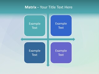 A Blue And Green Abstract Background With The Word Name Of Presentation PowerPoint Template