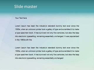 A Blue And Green Abstract Background With The Word Name Of Presentation PowerPoint Template