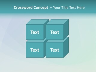 A Blue And Green Abstract Background With The Word Name Of Presentation PowerPoint Template