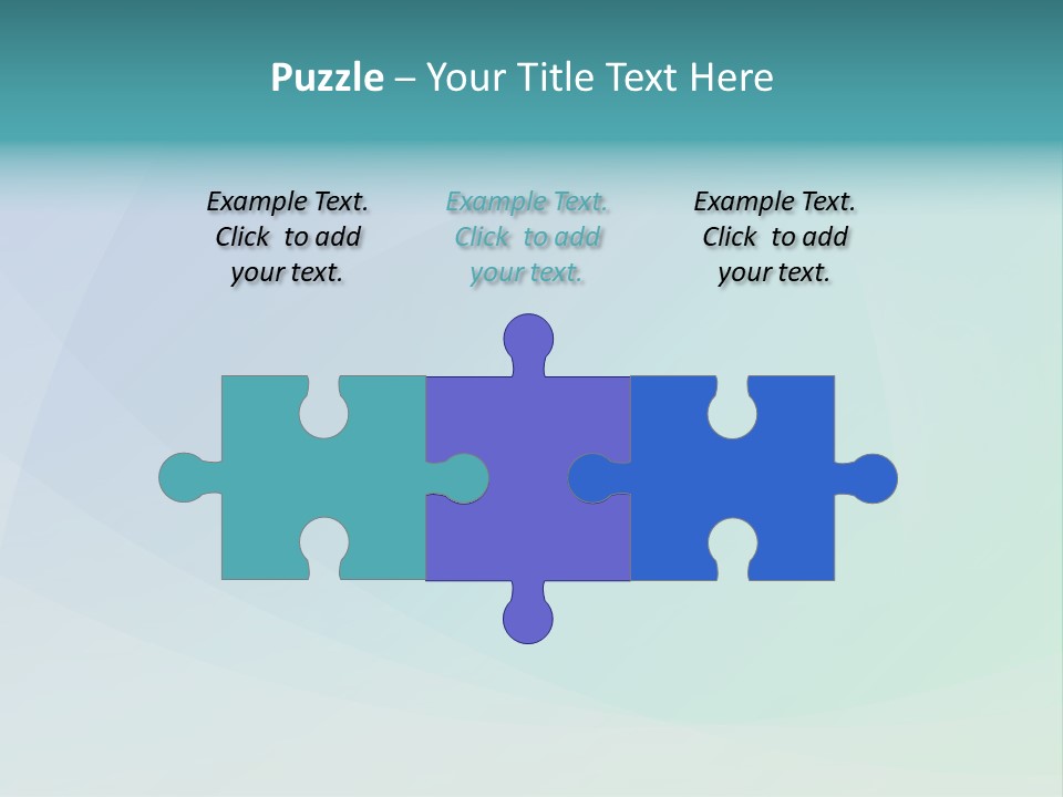 A Blue And Green Abstract Background With The Word Name Of Presentation PowerPoint Template