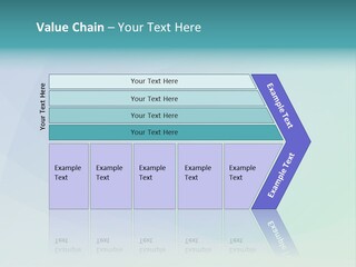 A Blue And Green Abstract Background With The Word Name Of Presentation PowerPoint Template