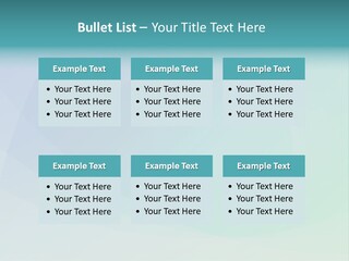 A Blue And Green Abstract Background With The Word Name Of Presentation PowerPoint Template