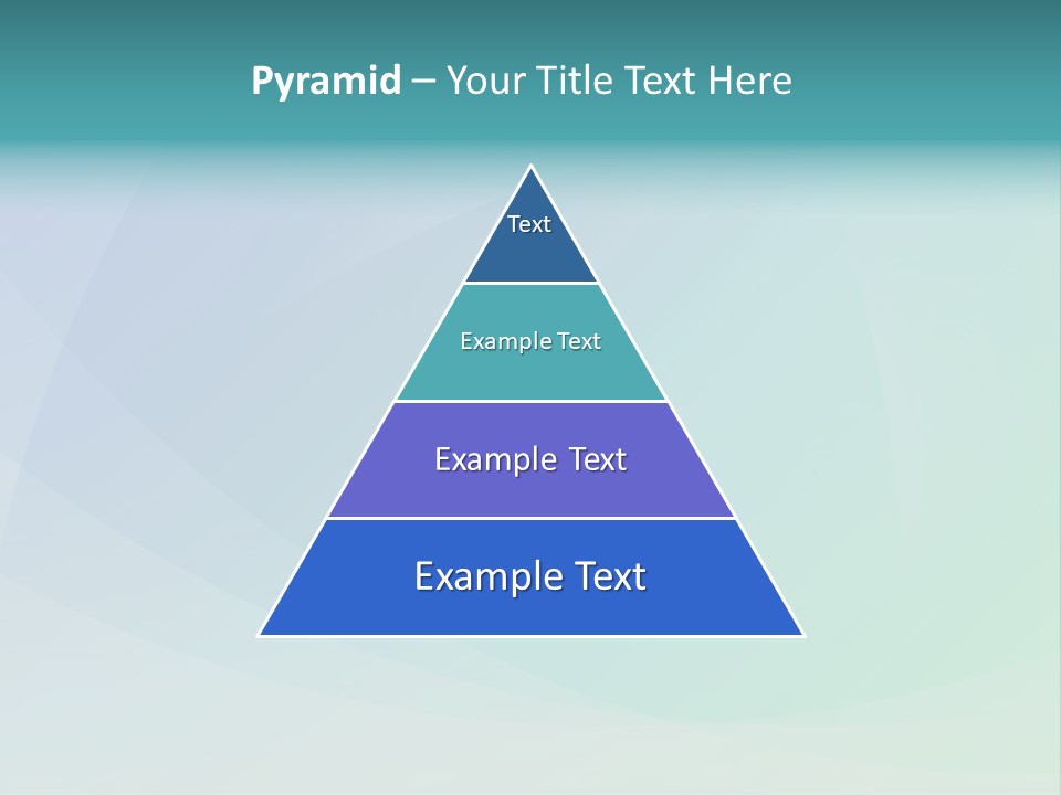 A Blue And Green Abstract Background With The Word Name Of Presentation PowerPoint Template