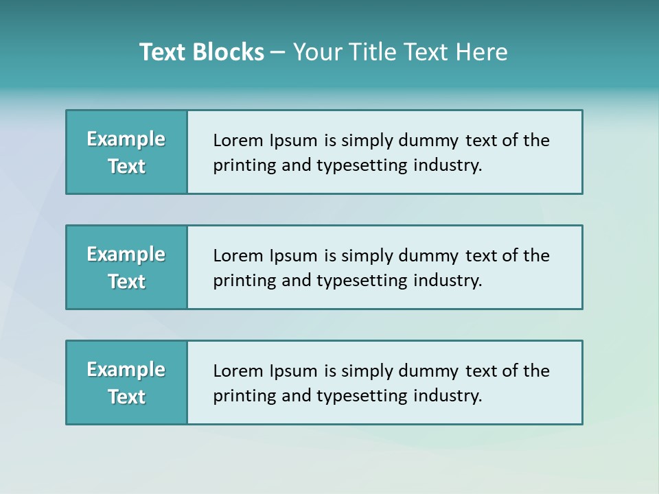 A Blue And Green Abstract Background With The Word Name Of Presentation PowerPoint Template