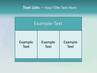 A Blue And Green Abstract Background With The Word Name Of Presentation PowerPoint Template