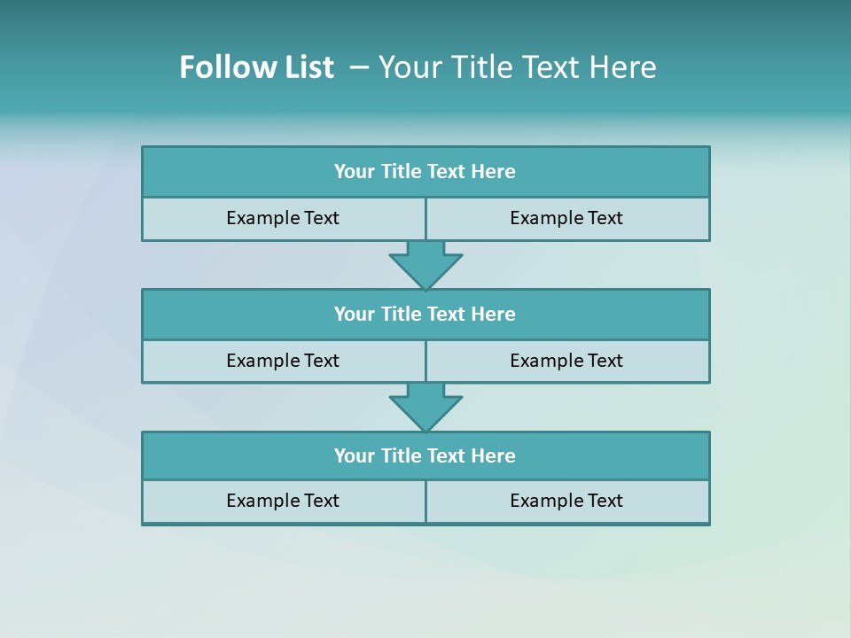 A Blue And Green Abstract Background With The Word Name Of Presentation PowerPoint Template