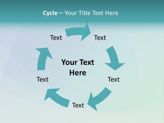 A Blue And Green Abstract Background With The Word Name Of Presentation PowerPoint Template