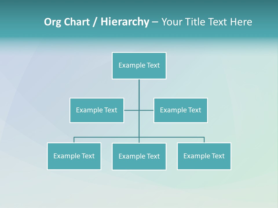 A Blue And Green Abstract Background With The Word Name Of Presentation PowerPoint Template