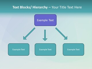 A Blue And Green Abstract Background With The Word Name Of Presentation PowerPoint Template