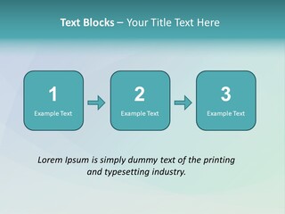 A Blue And Green Abstract Background With The Word Name Of Presentation PowerPoint Template