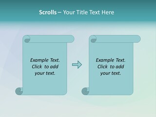 A Blue And Green Abstract Background With The Word Name Of Presentation PowerPoint Template