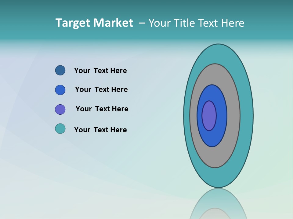 A Blue And Green Abstract Background With The Word Name Of Presentation PowerPoint Template