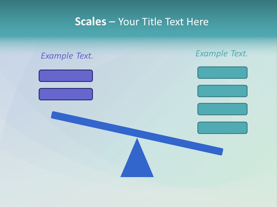 A Blue And Green Abstract Background With The Word Name Of Presentation PowerPoint Template